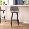 Flash Furniture 30" Gray LeatherSoft Barstools, 2PK CH-212069-30-GY-GG
